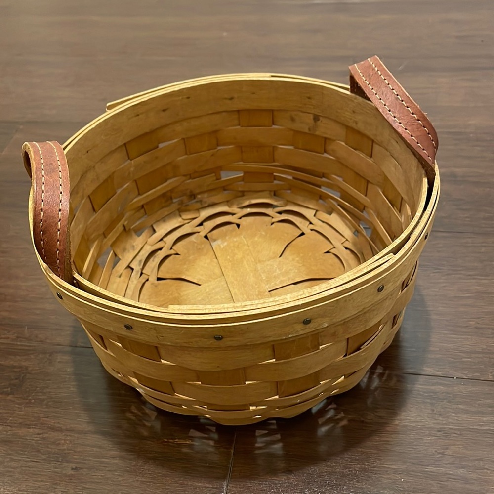 Longaberger small basket with handles